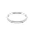 Swarovski Matrix Baguette Cut Bangle Rhodium Plated