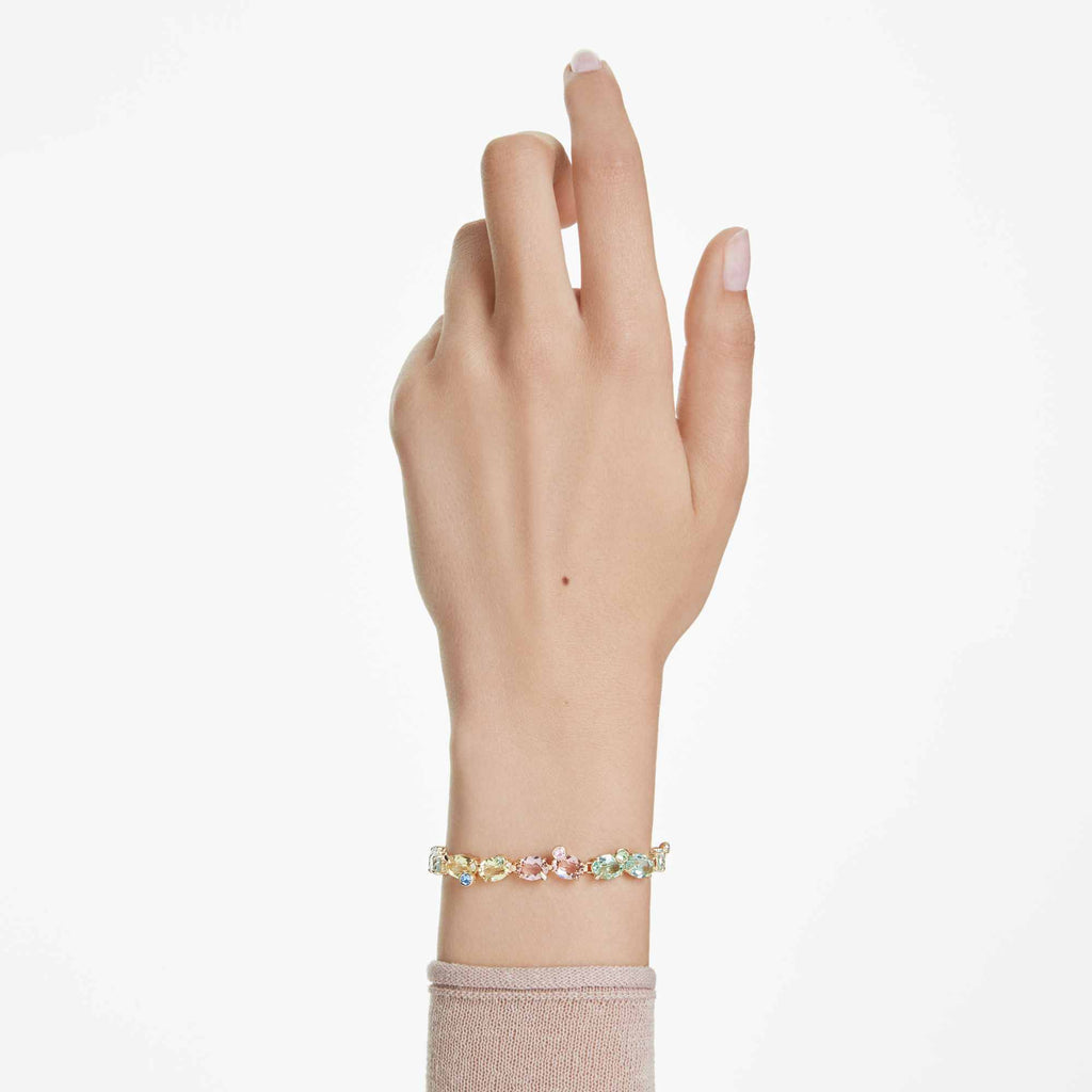 Swarovski Gema Mixed Cut Multicoloured Tennis Bracelet 5705808 — view 2