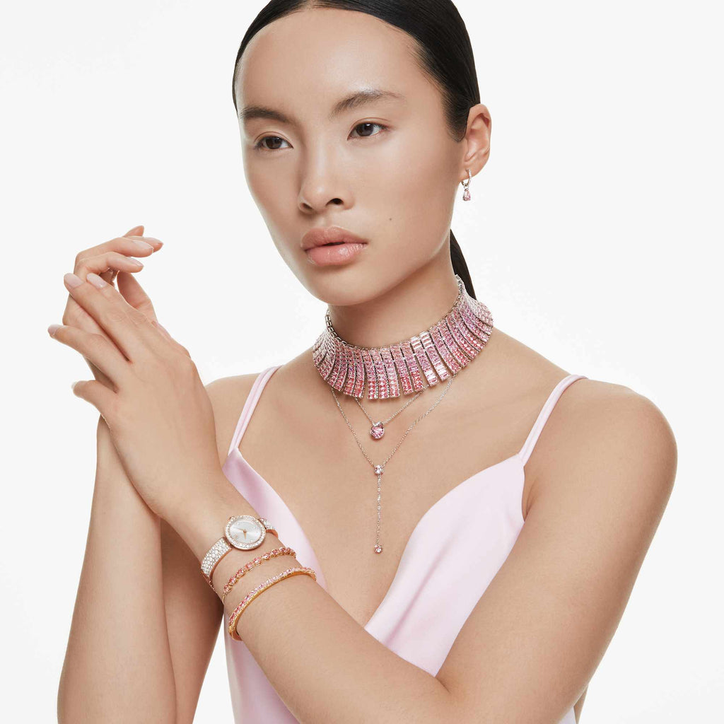 Swarovski Matrix Pink Pear Cut Bracelet 5707187 — view 4