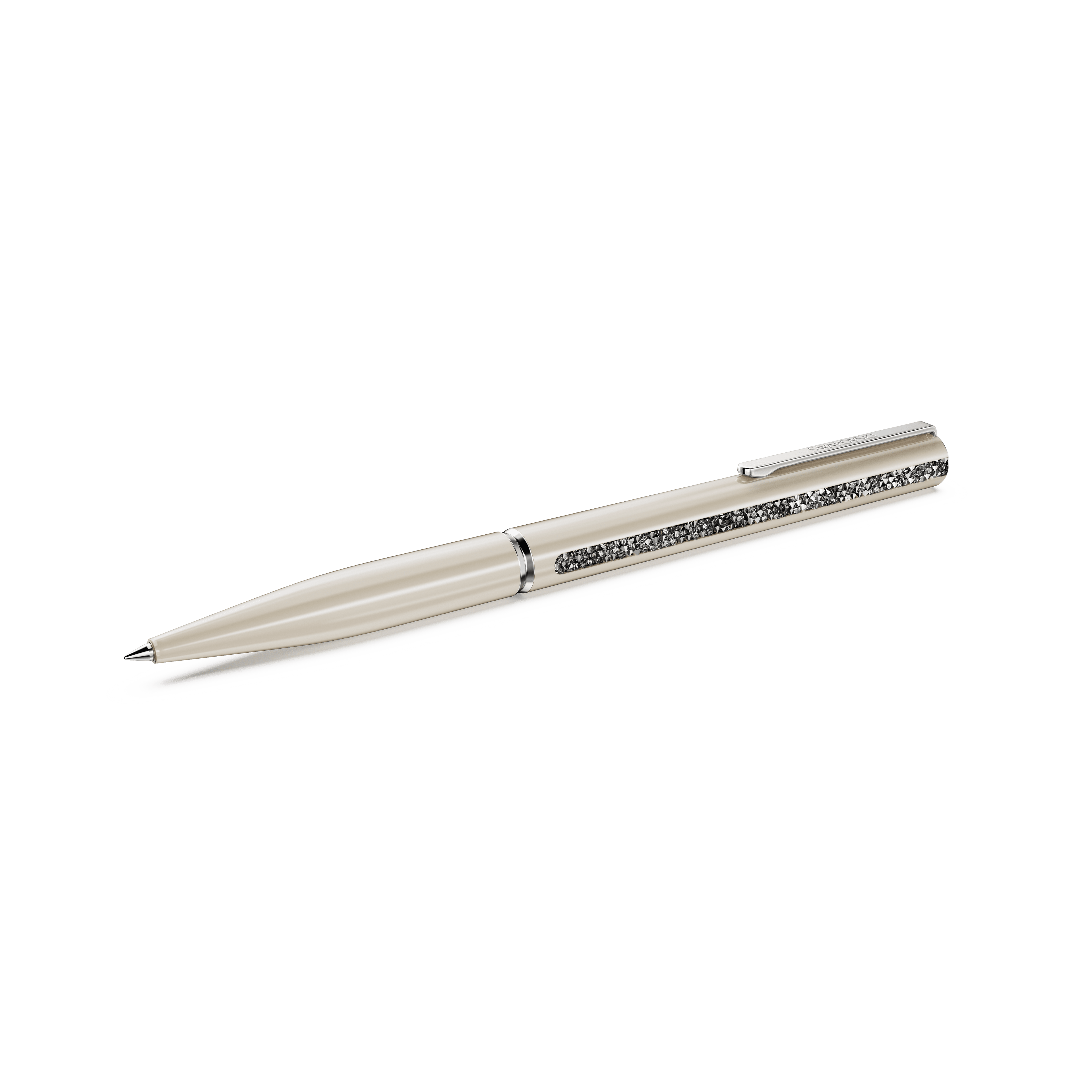 Swarovski Crystal Shimmer Glide Ballpoint Pen Beige