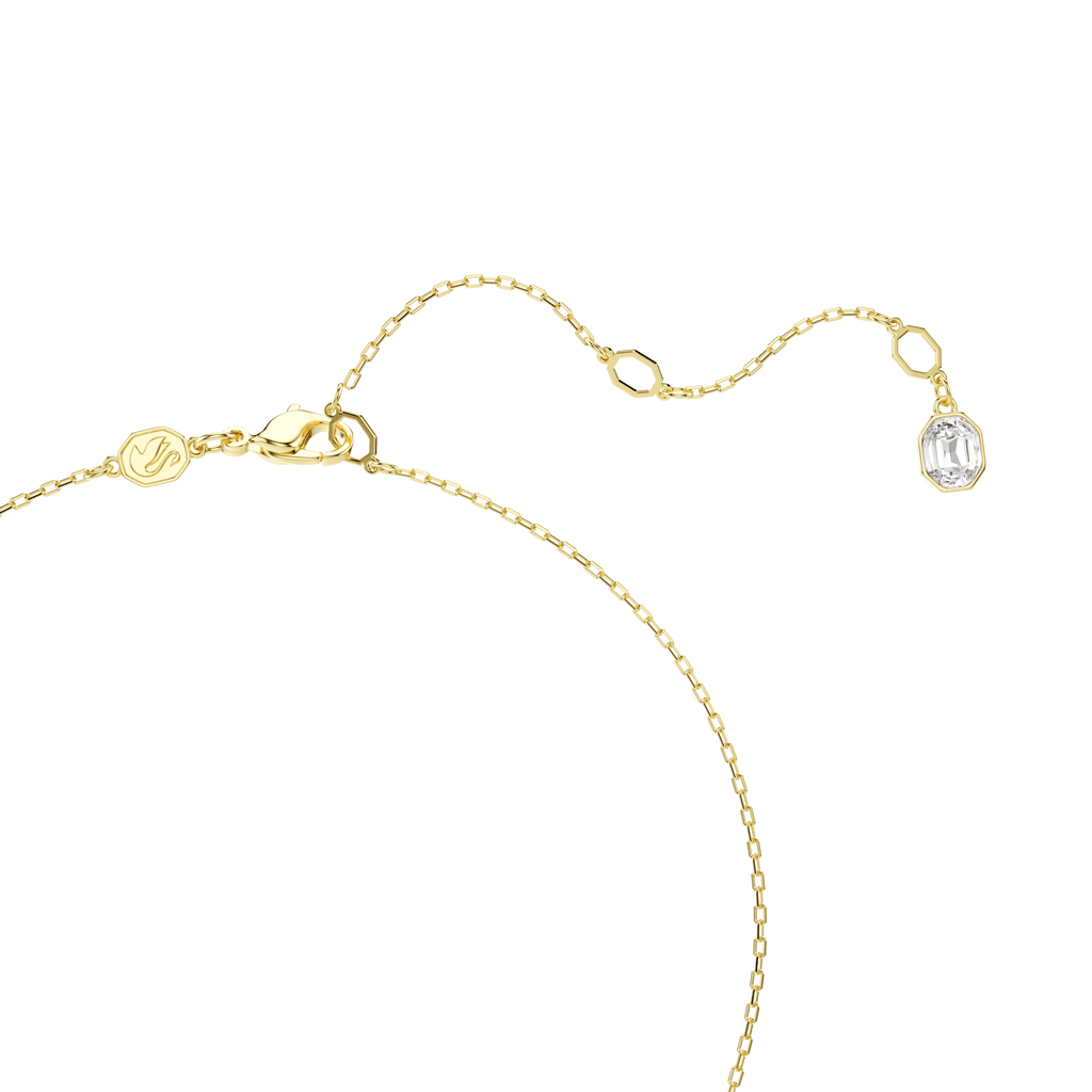 Swarovski Idyllia Multicoloured Butterfly Crystal Pendant Necklace Gold Plated — view 3