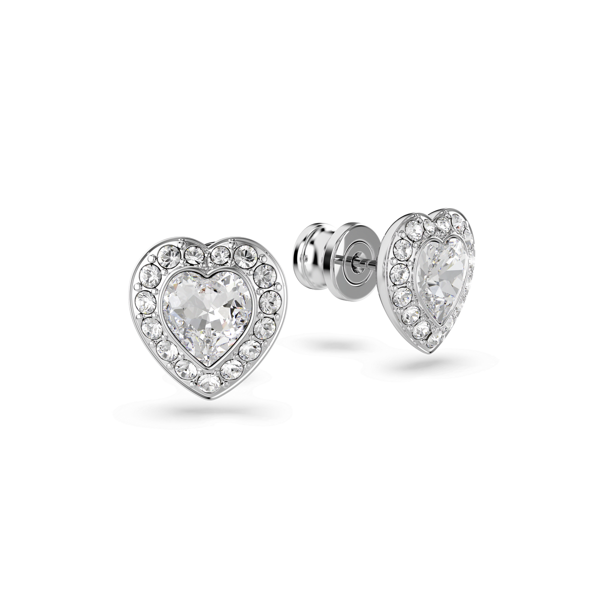 Swarovski Ariana Grande x Angelic Heart Stud Earrings — view 3