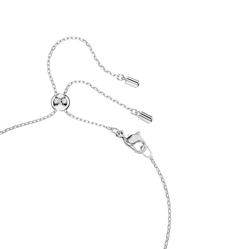 Swarovski Mesmera Pendant Pear Cut, White, Rhodium Plated — view 4