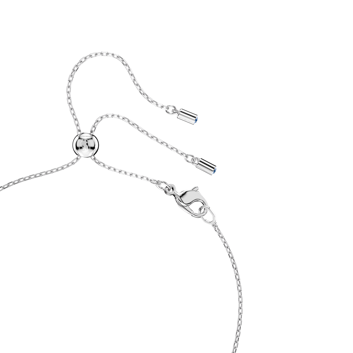 Swarovski Mesmera Pendant Pear Cut, White, Rhodium Plated — view 4