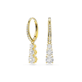 Swarovski Stilla Attract Trilogy Drop Earrings