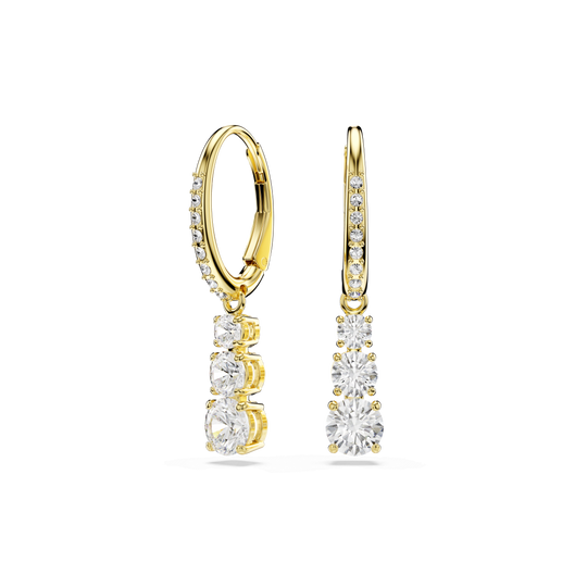 Swarovski Stilla Attract Trilogy Drop Earrings