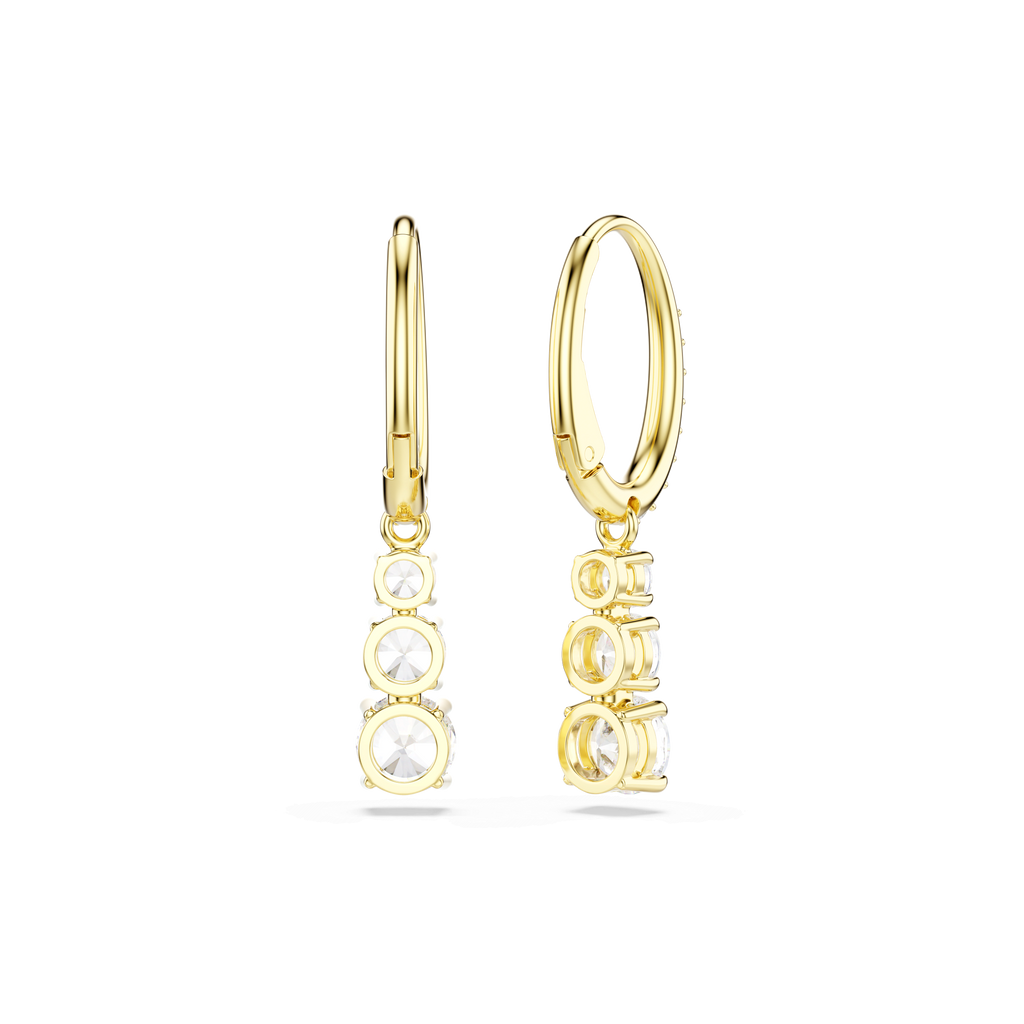 Swarovski Stilla Attract Trilogy Drop Earrings — view 4