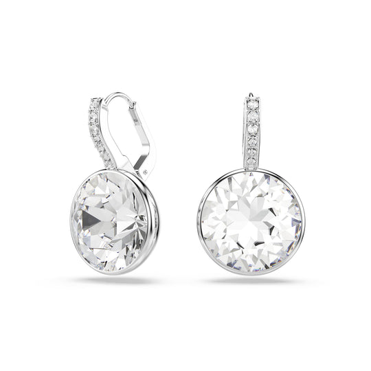 Swarovski Matrix Drop Round Cut Crystal Earrings