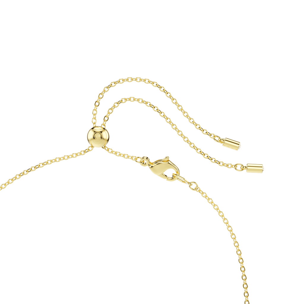 Swarovski Constella Green Mixed Cuts Crystal Necklace Gold Plated — view 4