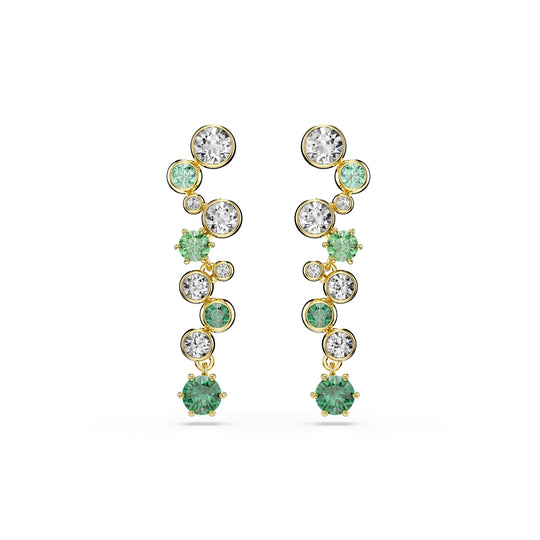 Swarovski Constella Green Drop Earrings