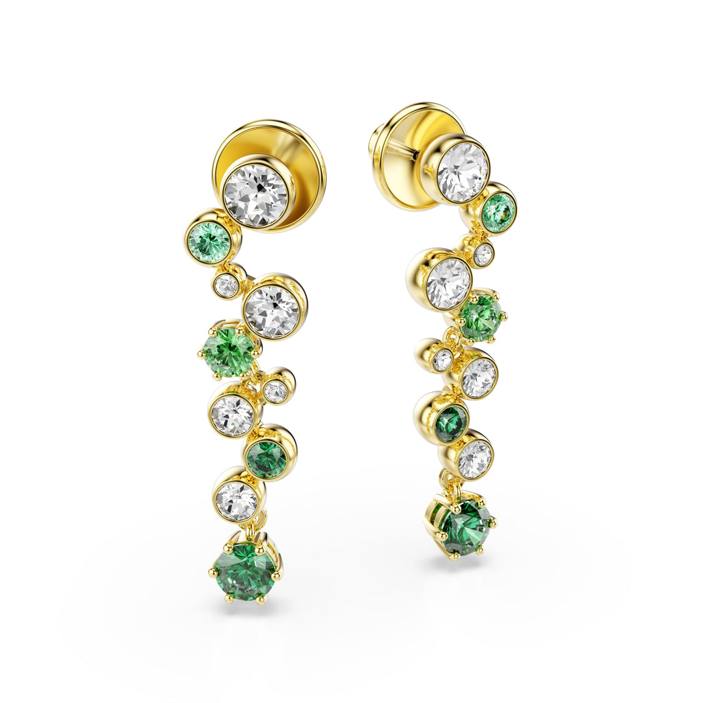 Swarovski Constella Green Drop Earrings — view 3