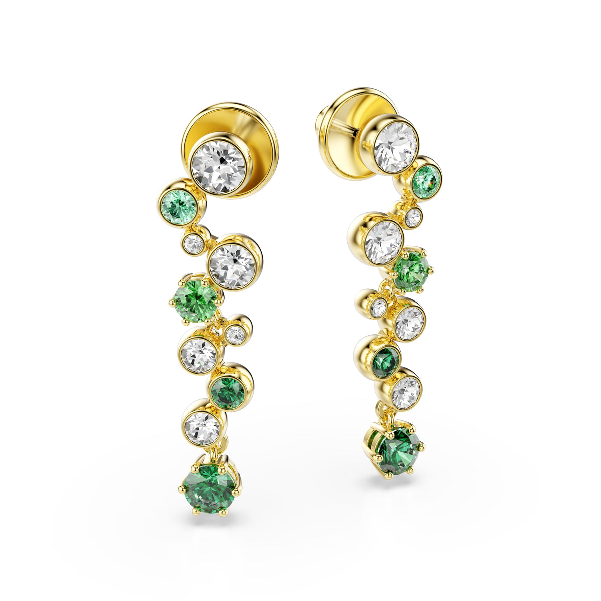 Swarovski Constella Green Drop Earrings — view 3
