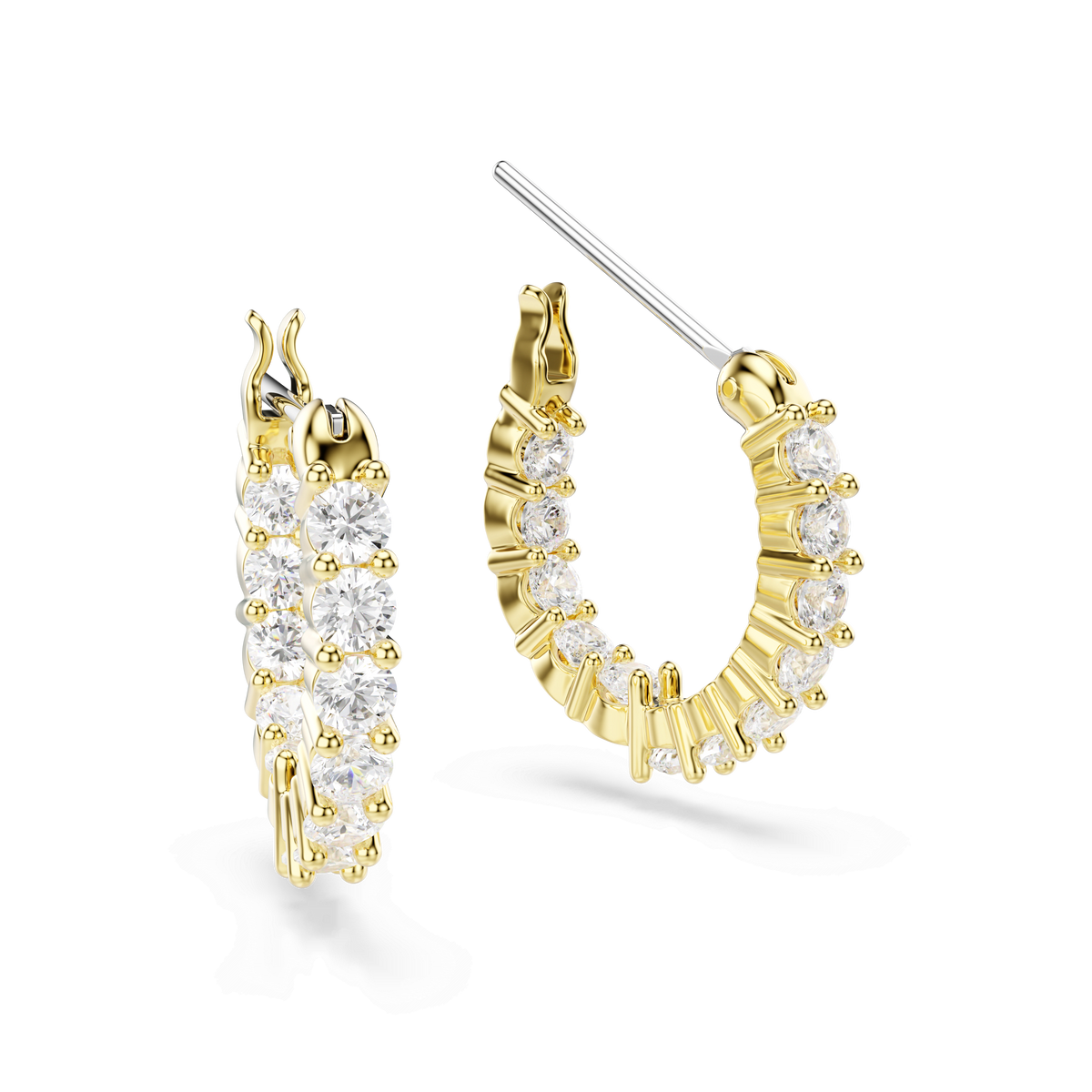 Swarovski Matrix Vittore Hoop Earrings — view 3