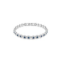 Swarovski Una Angelic Tennis Bracelet Blue Rhodium Plated