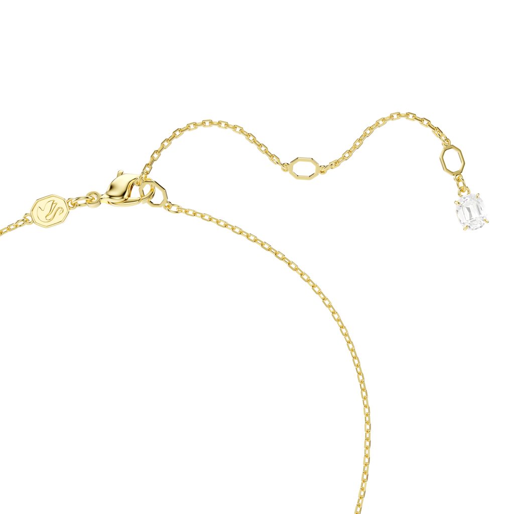 Swarovski Mesmera Attract Hearts Crystal Necklace Rhodium Plated — view 3