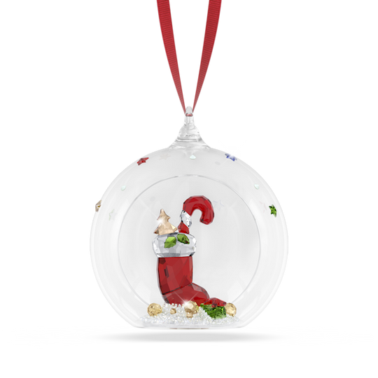 Swarovski Holiday Cheers Stocking & Candy Ball Ornament 5735700