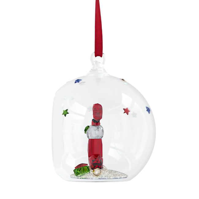 Swarovski Holiday Cheers Stocking & Candy Ball Ornament 5735700 — view 3