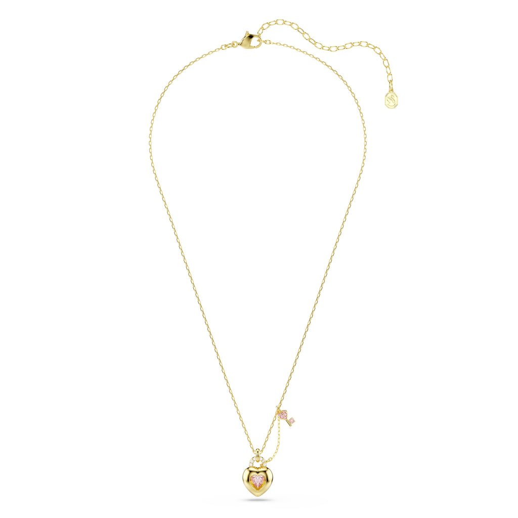 Swarovski Idyllia Pink Heart With Key Necklace 5737288 — view 4