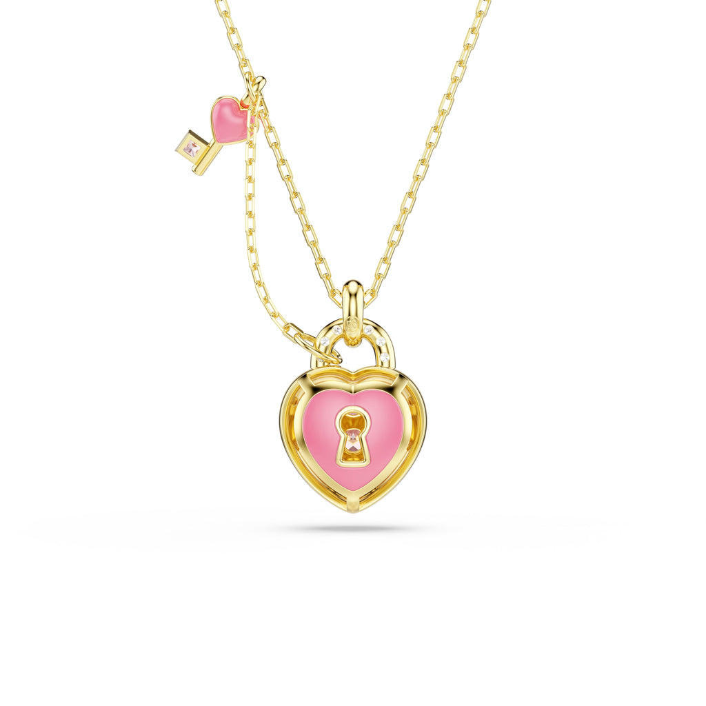 Swarovski Idyllia Pink Heart With Key Necklace 5737288 — view 3