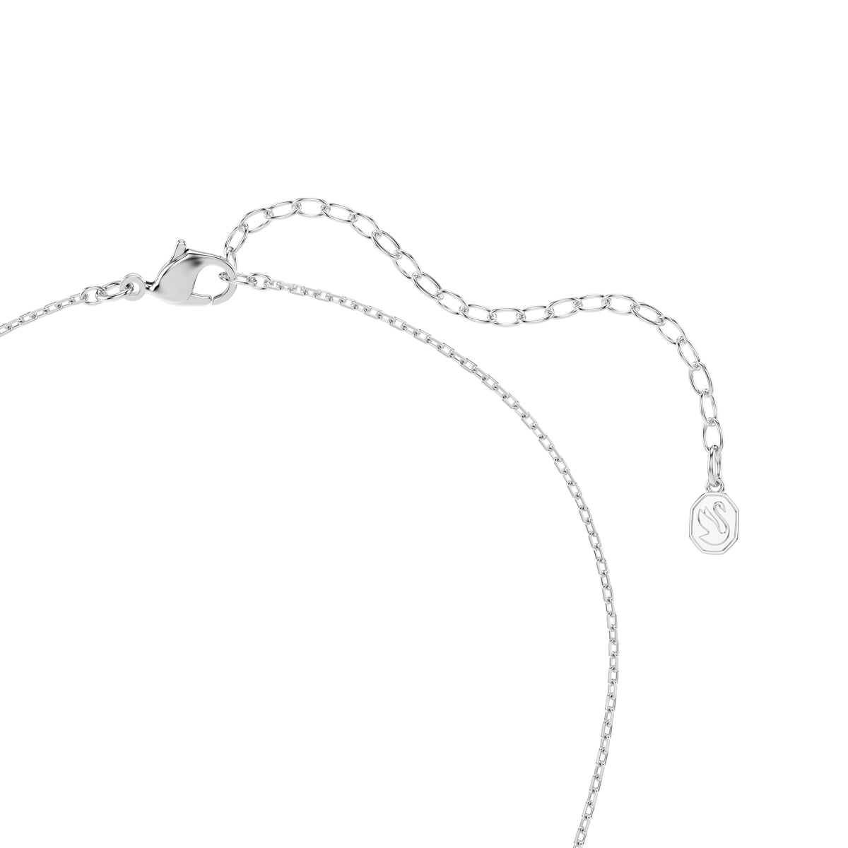 Swarovski Two-Tone Idyllia Pave' Heart With Arrow Necklace 5737291 — view 5