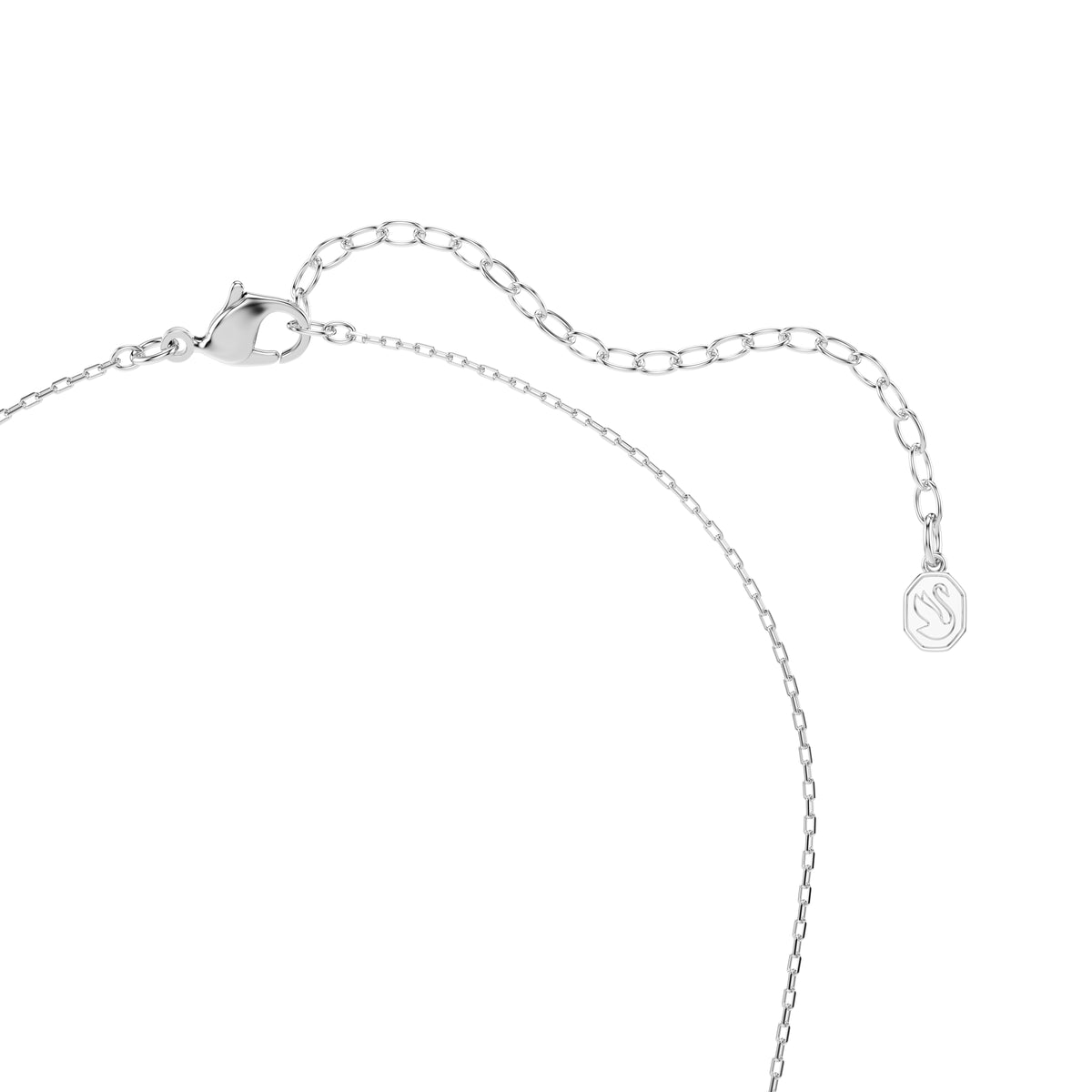 Swarovski Idyllia Rhodium Plated Arrow Necklace — view 4
