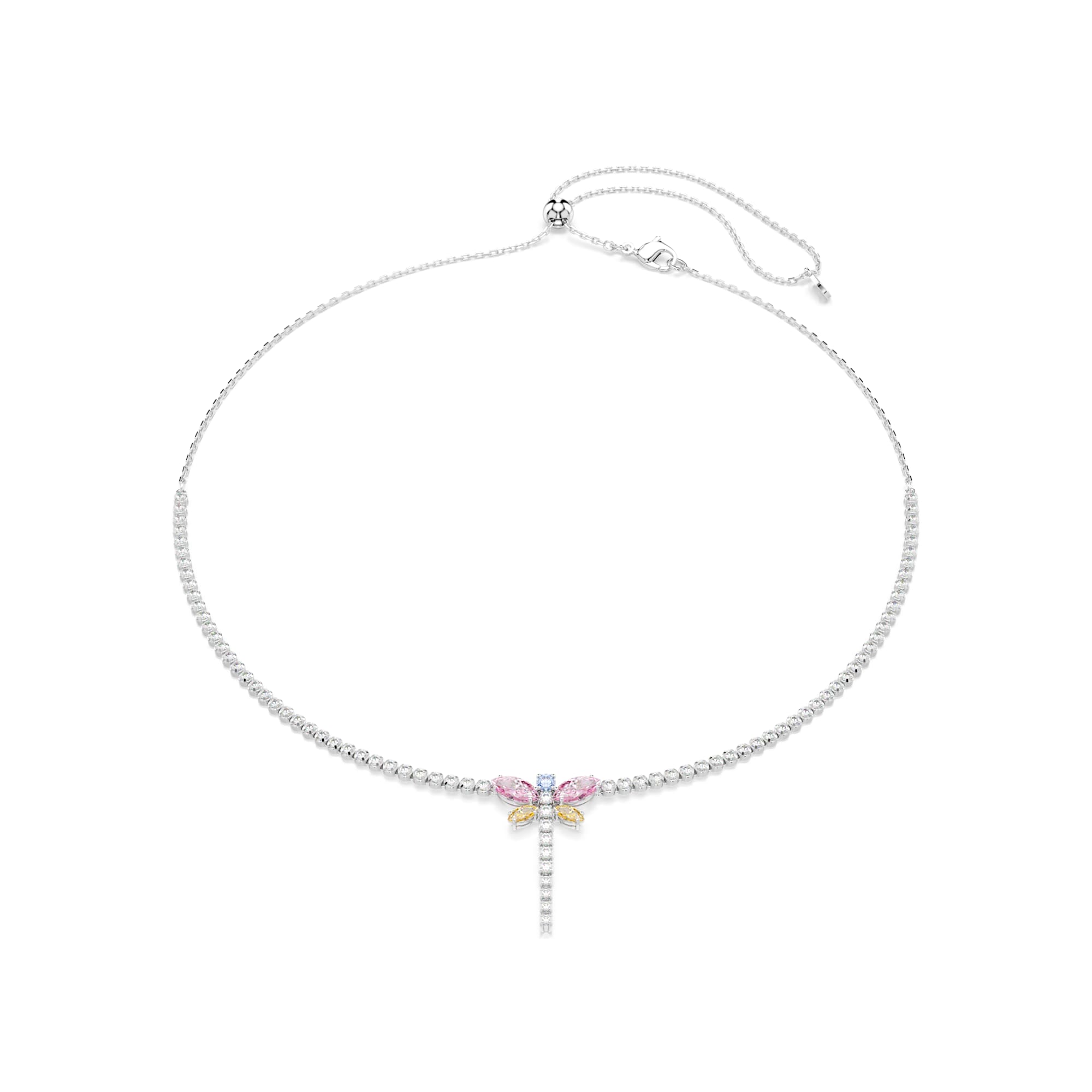 Swarovski Ariana Grande x Dragonfly Crystal Tennis Y Necklace — view 2