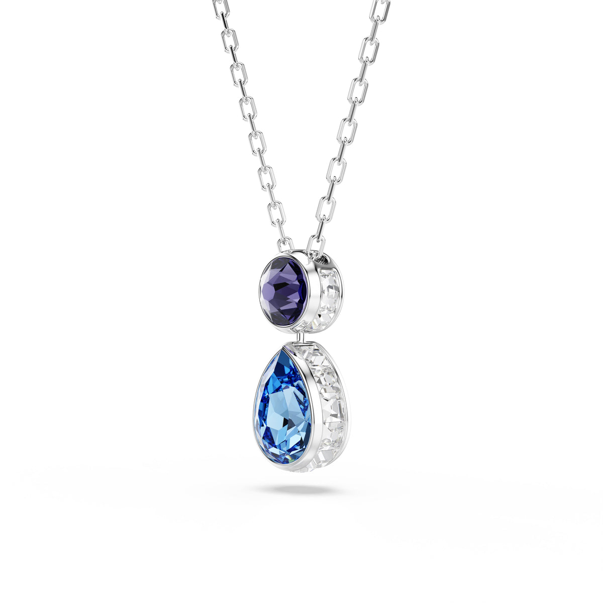 Swarovski Chroma Mixed Cuts Multicoloured Reversible Necklace — view 3