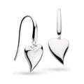 The Kit Heath Desire Cherish Drop Heart Stud Earrings, a silver earrings from Kit Heath, available at OD’s Jewellers in St Helens