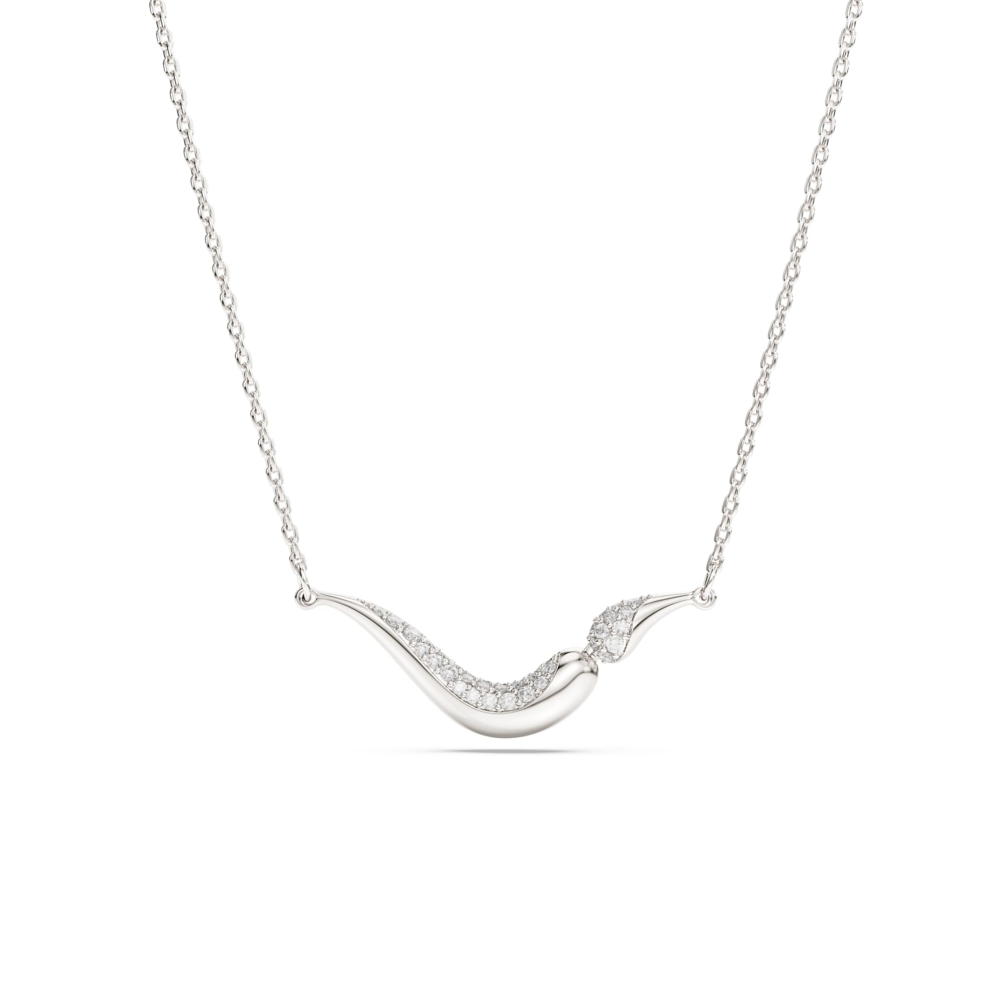 Swarovski Classica Silver Zirconia Necklace 5740342