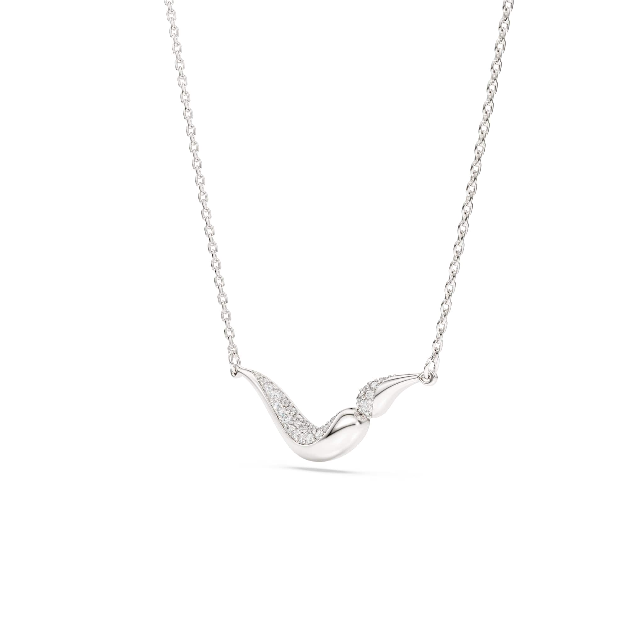 Swarovski Classica Silver Zirconia Necklace 5740342