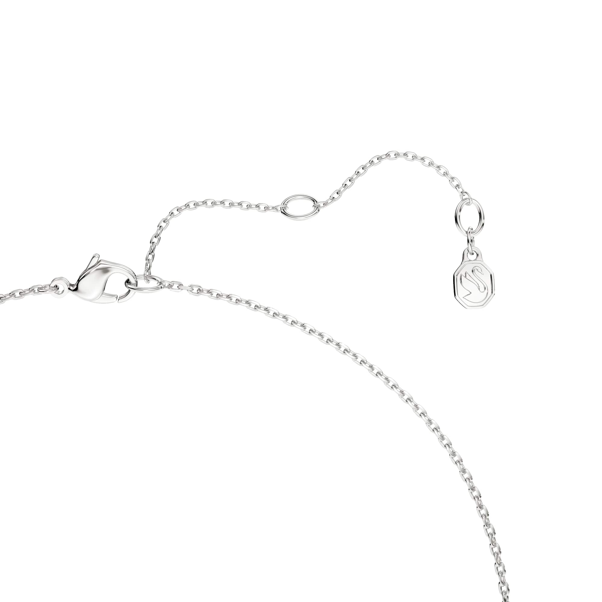 Swarovski Classica Silver Interlocking Zirconia Necklace 5740343