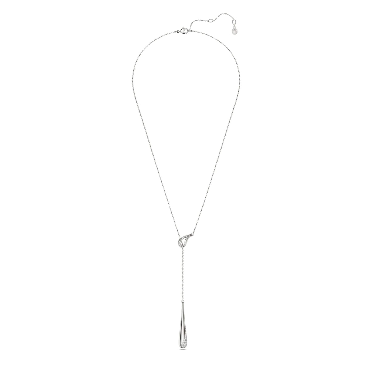 Swarovski Classica Silver Zirconia Y Necklace 5741221