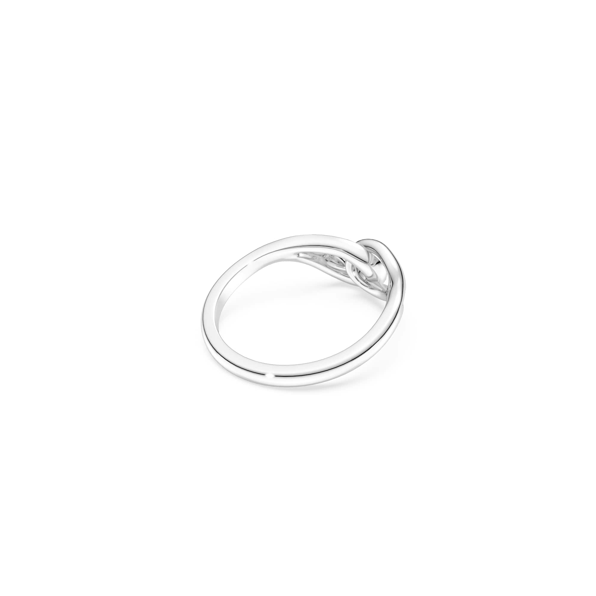 Swarovski Classica Silver Interlocking Zirconia Ring