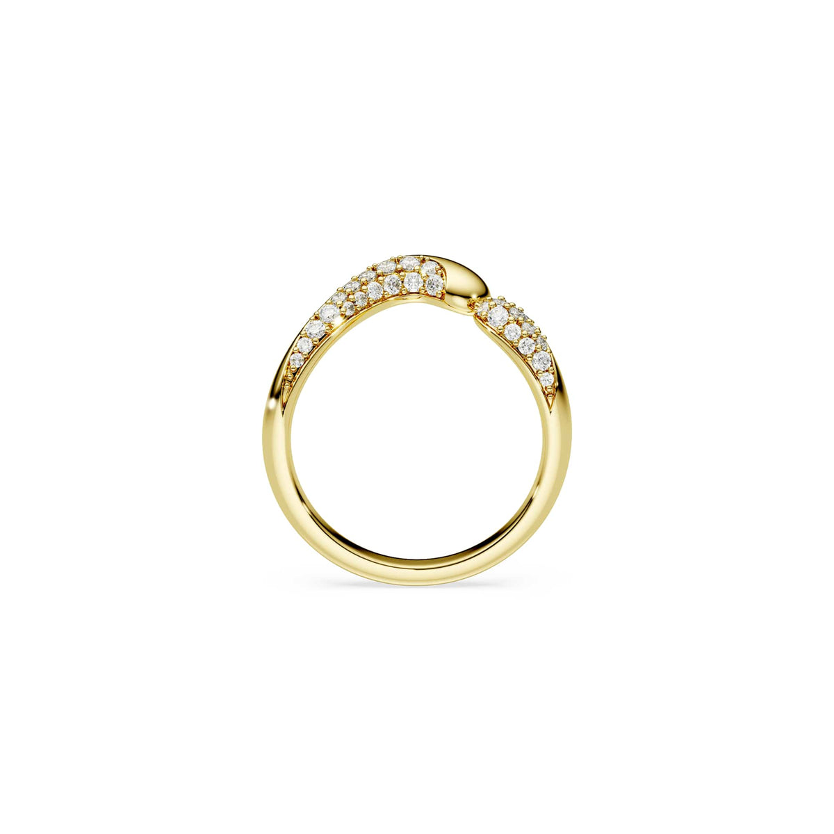 Swarovski Classica Silver/Gold Plated Zirconia Ring