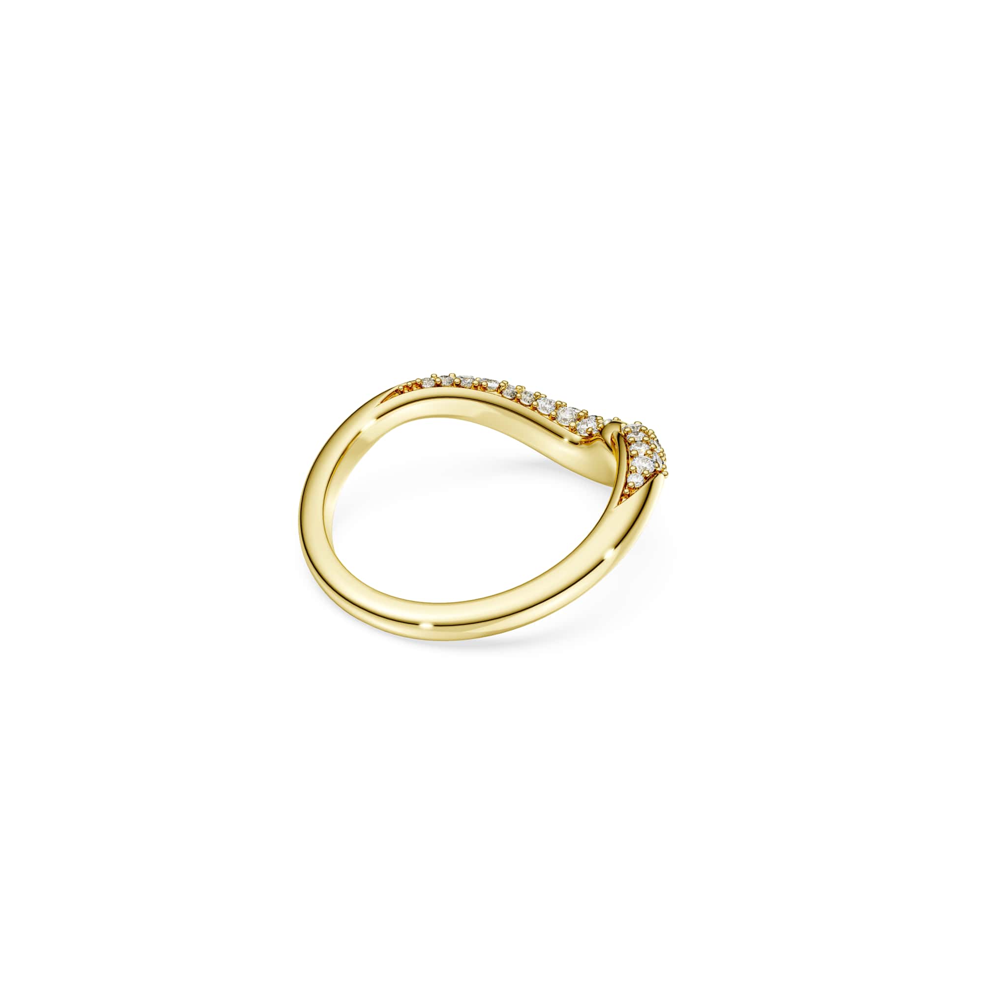Swarovski Classica Silver/Gold Plated Zirconia Ring