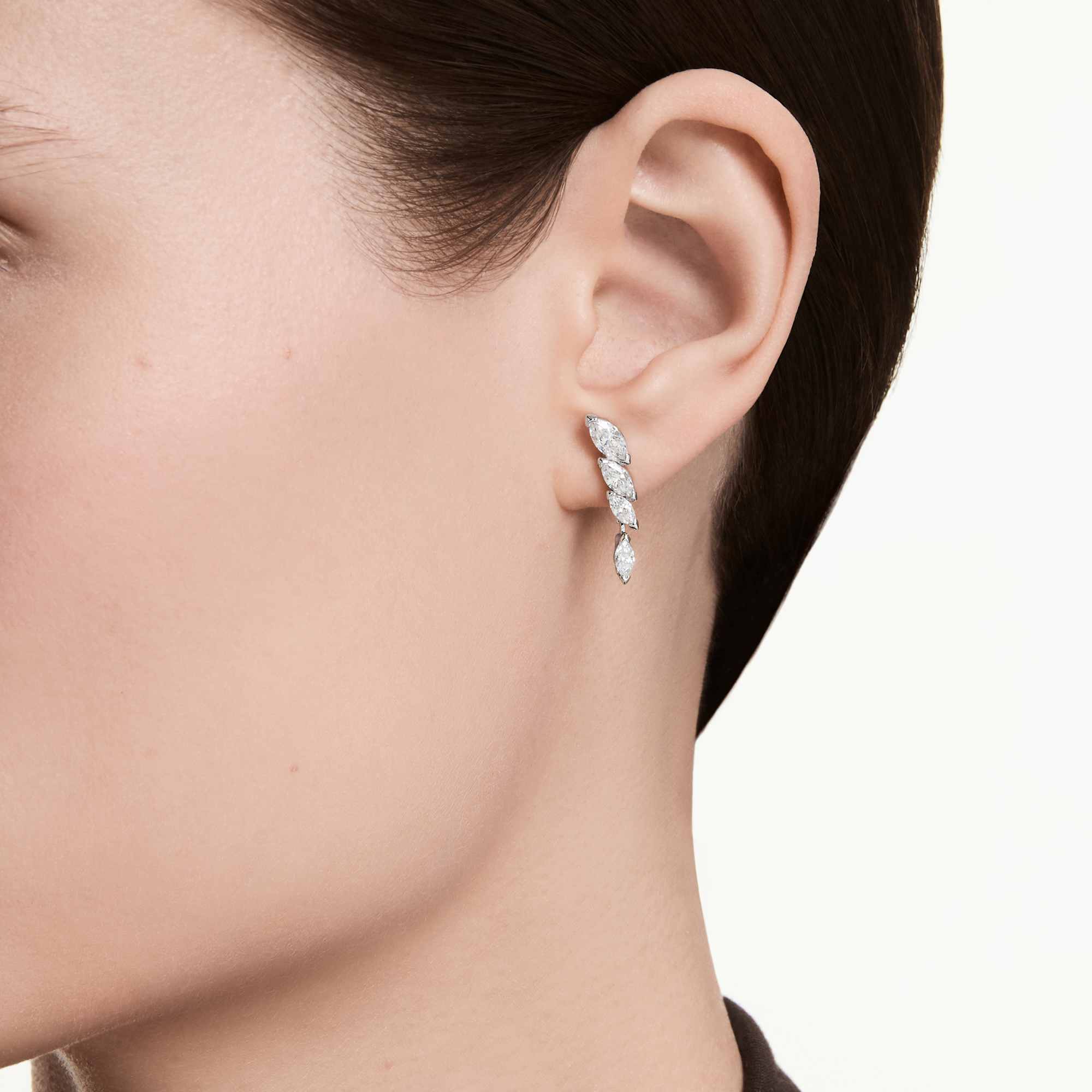 Swarovski Mesmera Marquise Cut Short Drop Earrings 5748007 — view 3