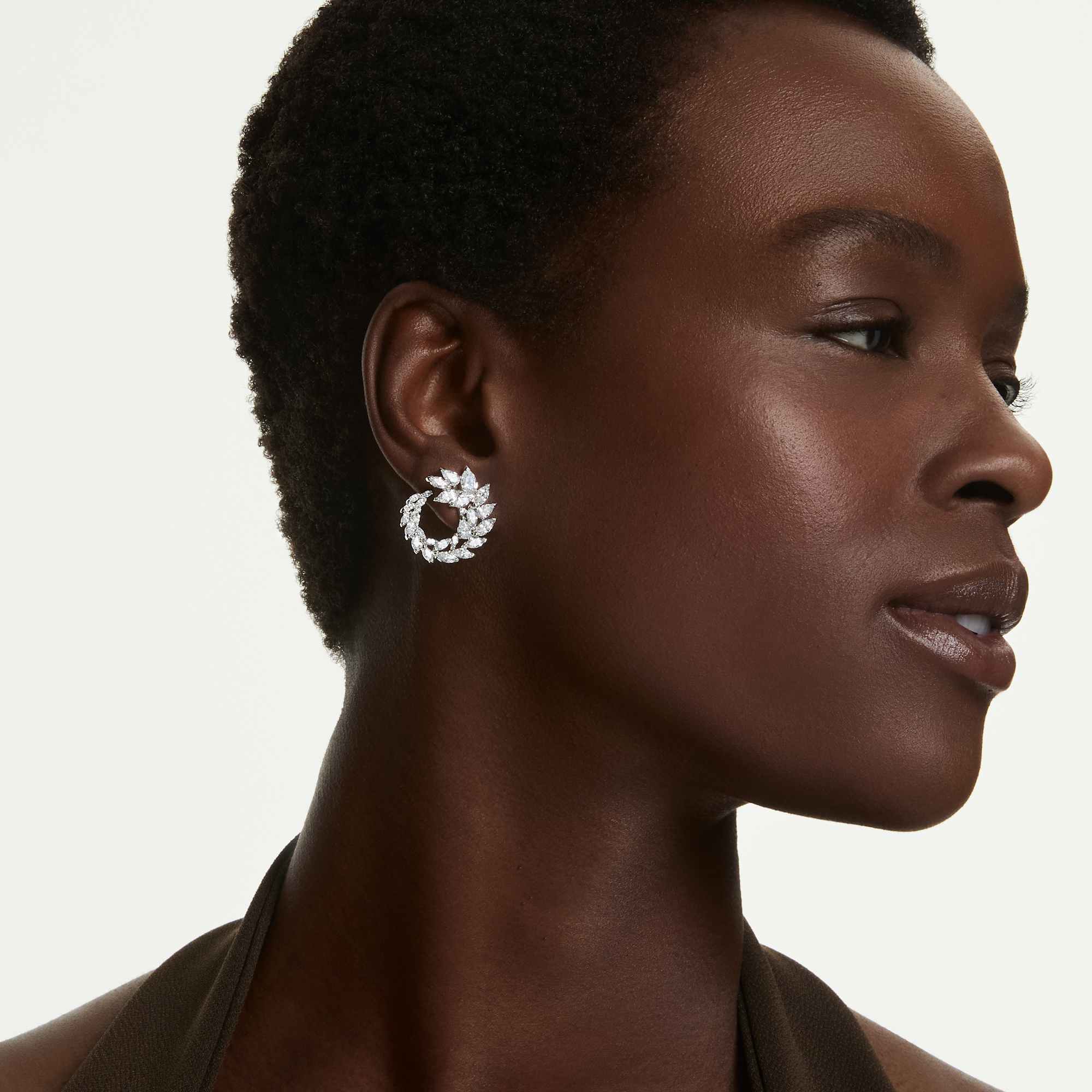 Swarovski Mesmera Marquise Cut Circle Earrings 5748008 — view 2