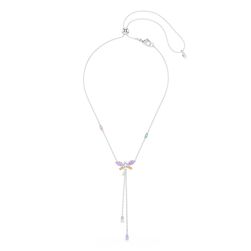 Swarovski Ariana Grande x Dragonfly Mixed Cuts Crystal Lariat Necklace — view 2