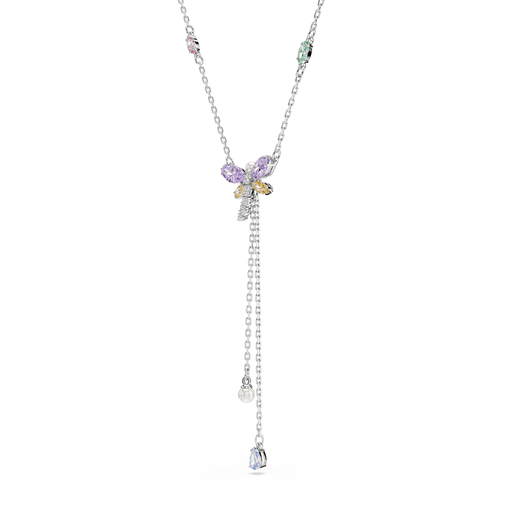 Swarovski Ariana Grande x Dragonfly Mixed Cuts Crystal Lariat Necklace — view 3