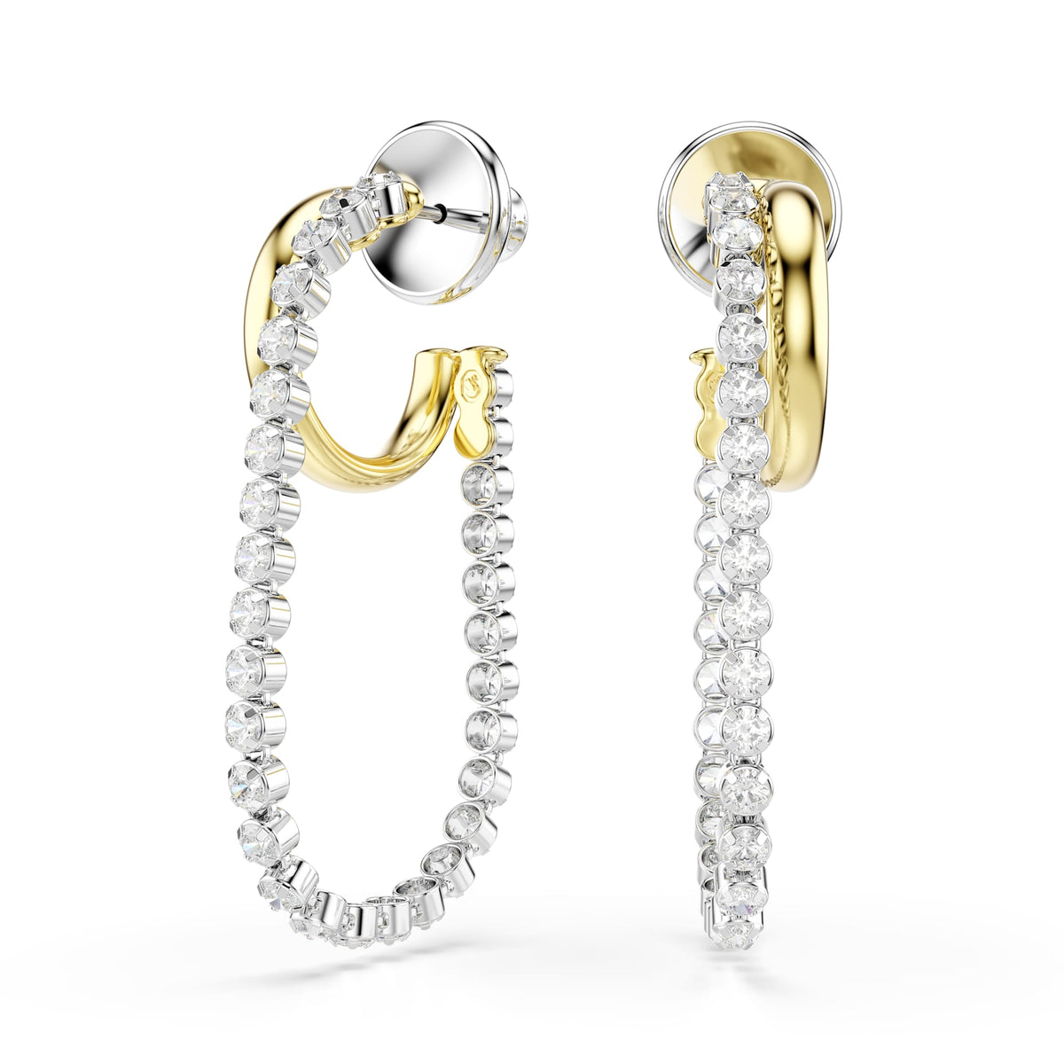 Swarovski Hyperbola Hoop Chain Earrings 5749366