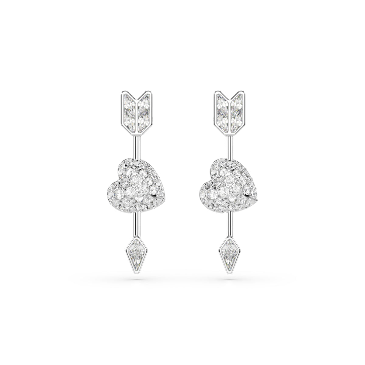 Swarovski Idyllia Heart With Arrow Earrings