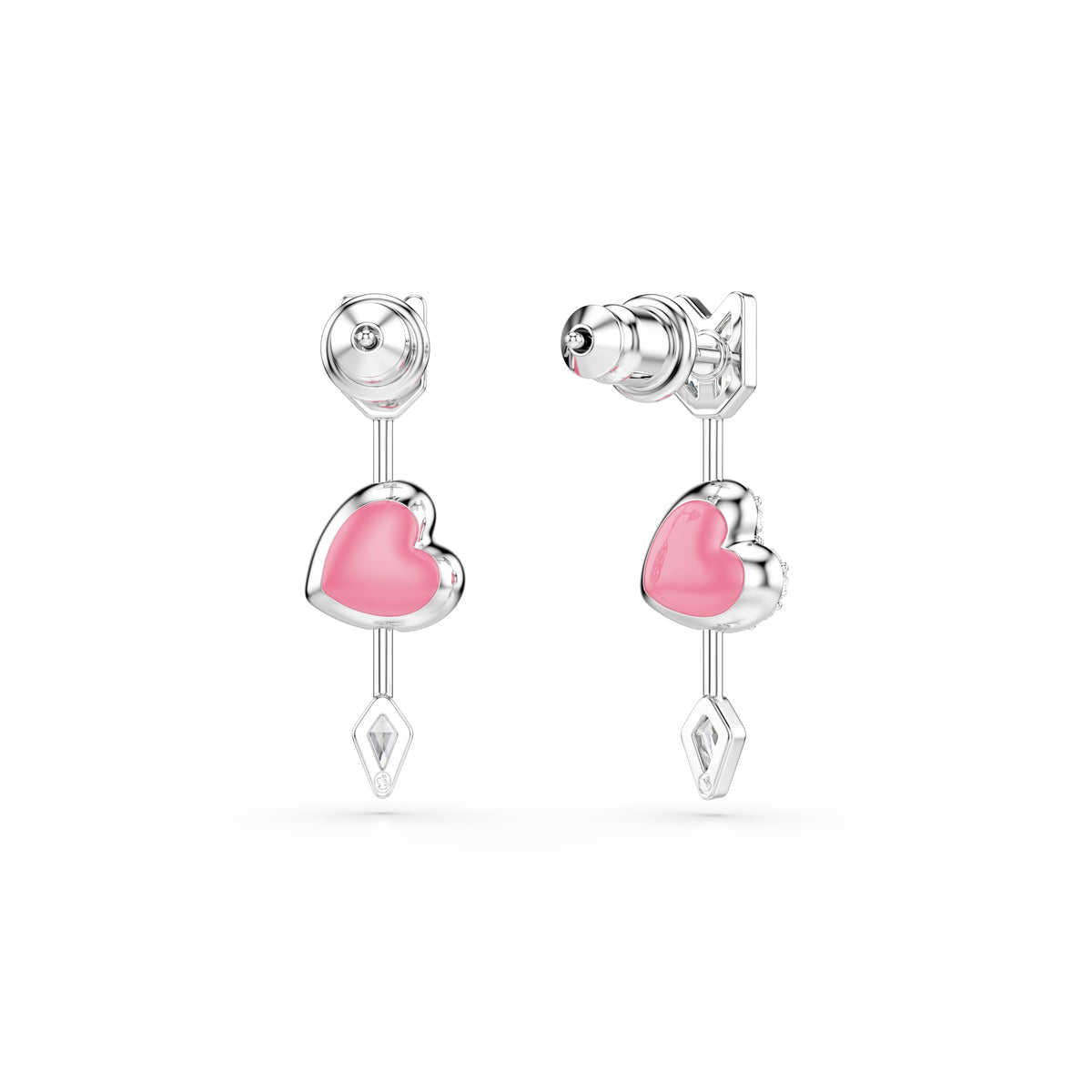 Swarovski Idyllia Heart With Arrow Earrings — view 4