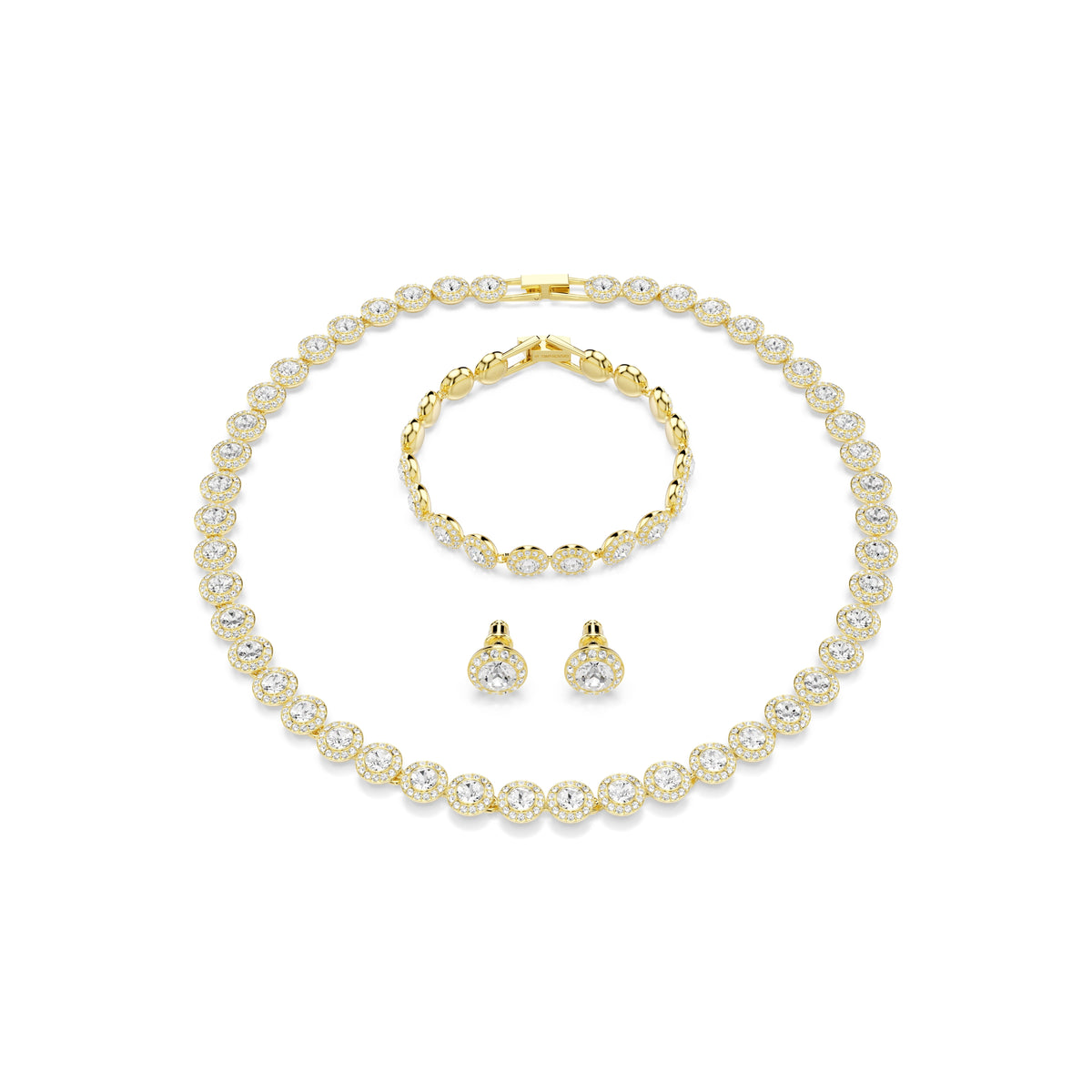 Swarovski Una Angelic Necklace, Bracelet & Earring Set 5750619