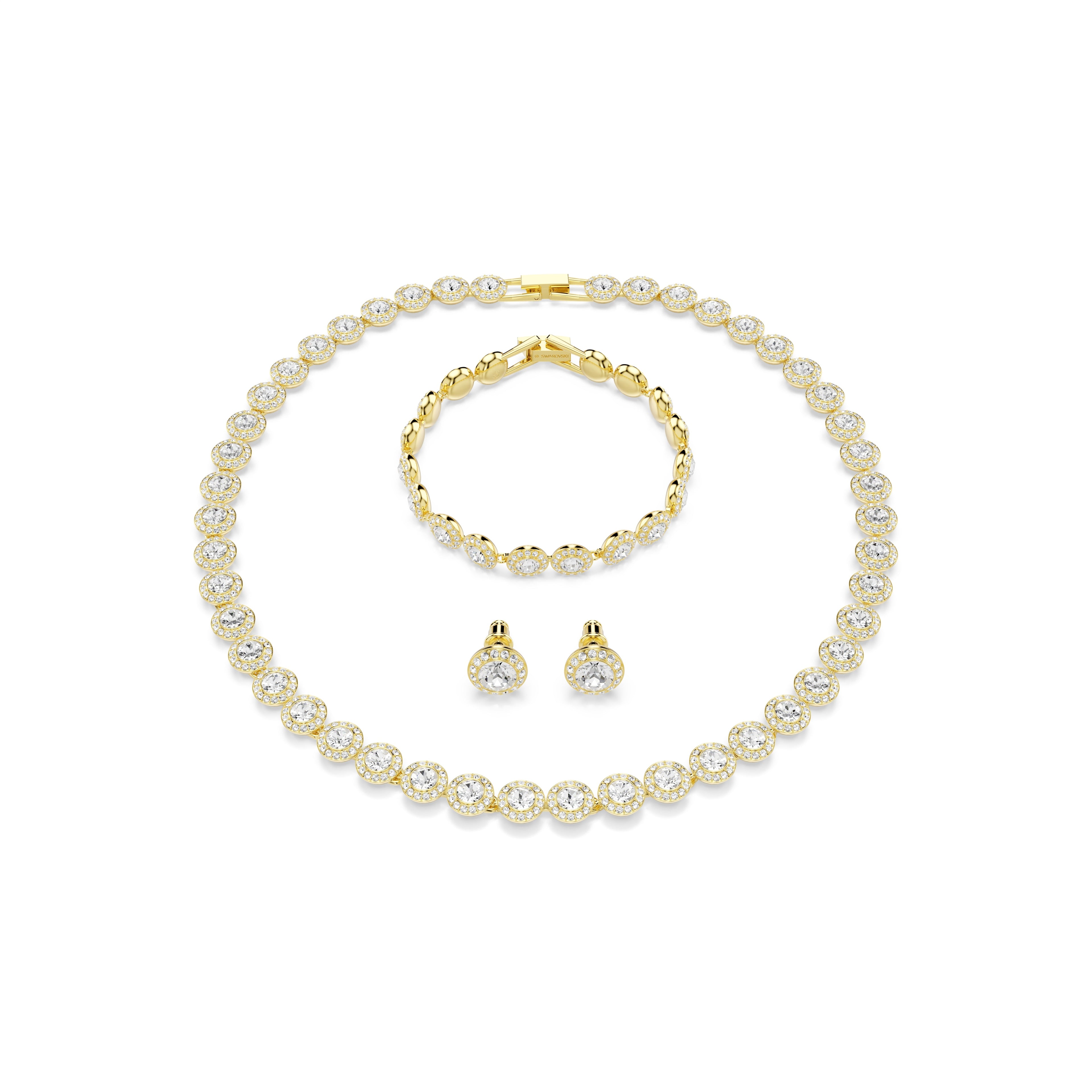 Swarovski Una Angelic Necklace, Bracelet & Earring Set 5750619
