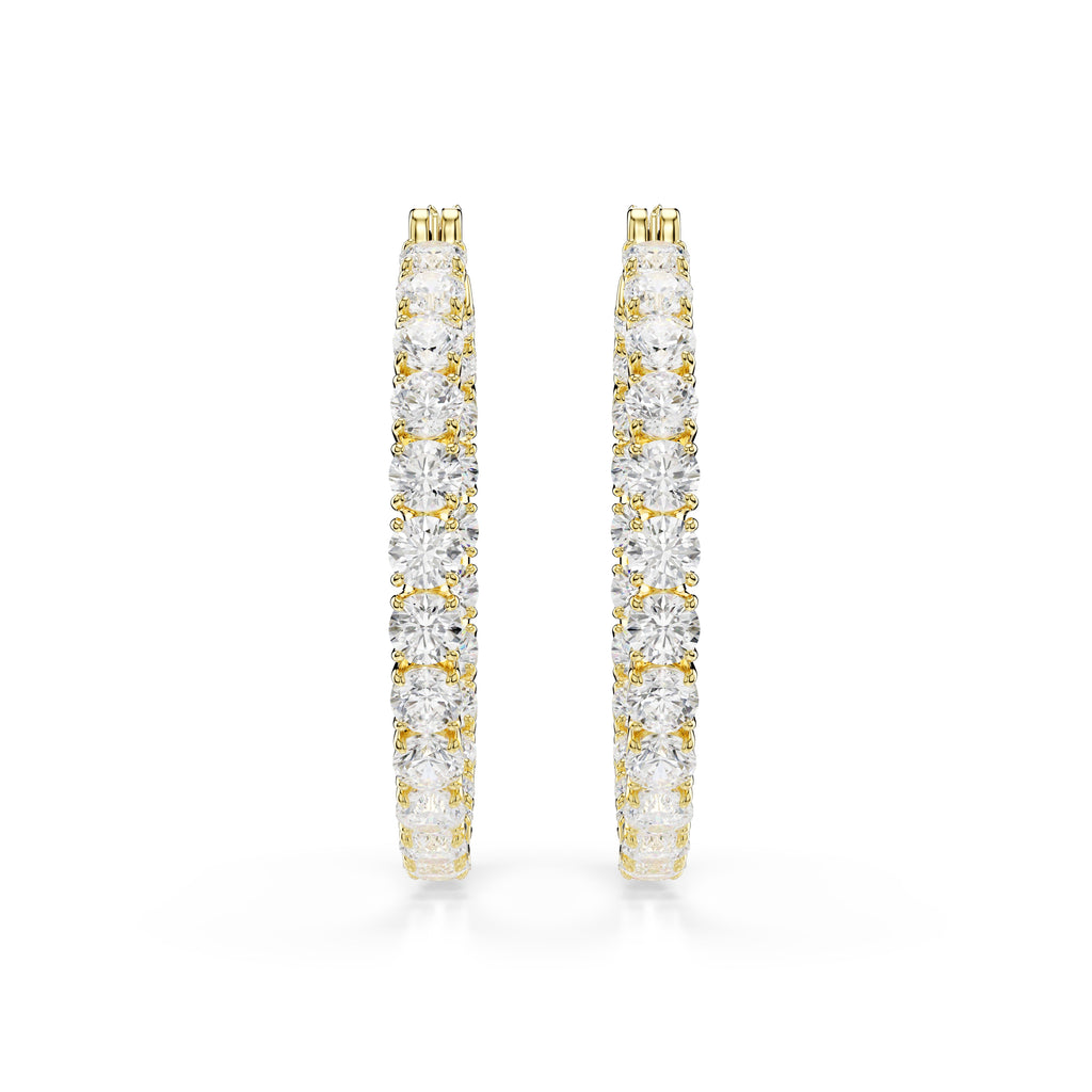 Swarovski Matrix Hoop Earrings — view 2