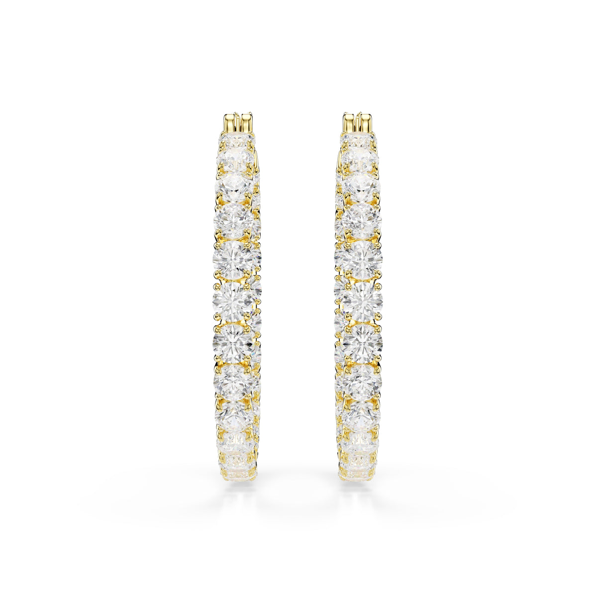Swarovski Matrix Hoop Earrings — view 2