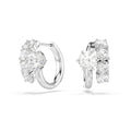 Swarovski Matrix Round Cut Hoop Earrings 5753572