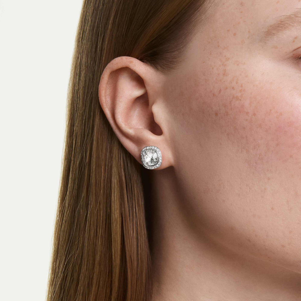 Swarovski Una Angelic Cushion Cut Stud With Detachable Drop Earrings 	5754342 — view 3