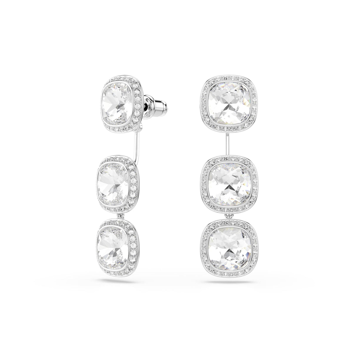 Swarovski Una Angelic Cushion Cut Stud With Detachable Drop Earrings 	5754342