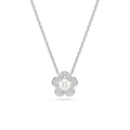 Swarovski Ariana Grande x Flower and Pearl Crystal Pendant Necklace